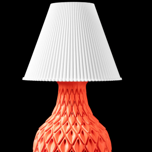 Modern Dekoratif Masa Lambası – Özel Dokulu Gövde