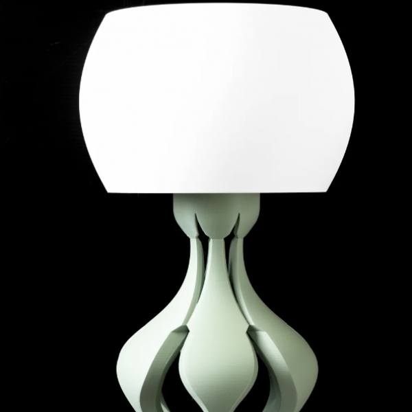 Modern 3D Baskı Dekoratif Masa Lambası – Minimalist Tasarım