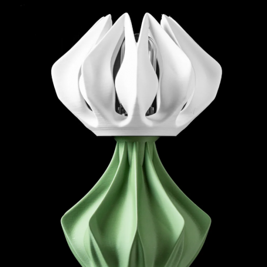 3D Baskı Çiçek Tasarım Masa Lambası – Dekoratif Abajur