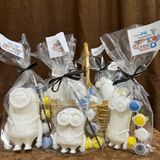 Boyama seti 3D Baskı figürler