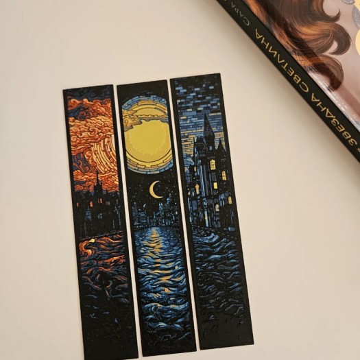 Van Gogh Tarzı 3D Baskı Kitap Ayracı Seti (3’lü) Van Gogh Tarzı 3D Baskı Kitap Ayracı Seti (3’lü)