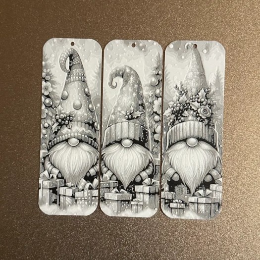 Noel Temalı Cüce Desenli Kitap Ayracı Seti – 3’lü Gri Tonlarda Tasarım Noel Temalı Cüce Desenli Kitap Ayracı Seti – 3’lü Gri Tonlarda Tasarım