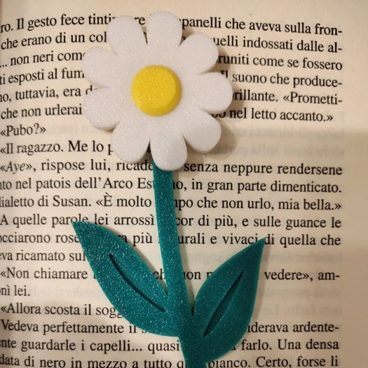 Çiçek Şeklinde Eva Kitap Ayracı – Sevimli Papatya Tasarımı