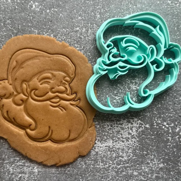 Noel Baba Kurabiye Kalıbı – 3D Baskı Şeker Hamuru Kalıbı Noel Baba Kurabiye Kalıbı – 3D Baskı Şeker Hamuru Kalıbı