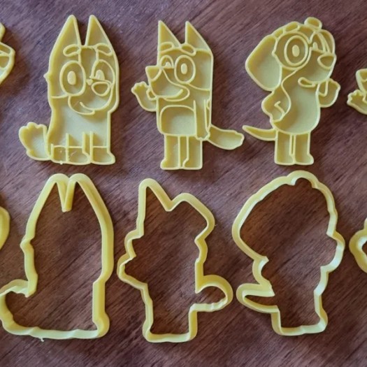 Bluey Temalı Kurabiye Kalıbı Seti (6'lı) Bluey Temalı Kurabiye Kalıbı Seti (6'lı)