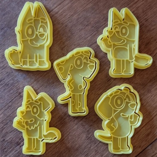 Bluey Temalı Kurabiye Kalıbı Seti (6'lı) Bluey Temalı Kurabiye Kalıbı Seti (6'lı)