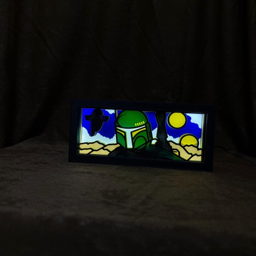 Boba Fett Lightbox (Işıklı Gece Lambası)