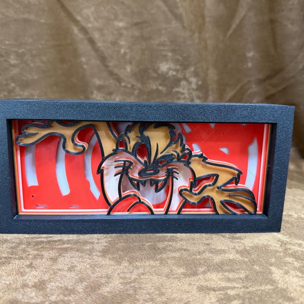 Tazmanya Canavarı Lightbox (Işıklı Gece Lambası)