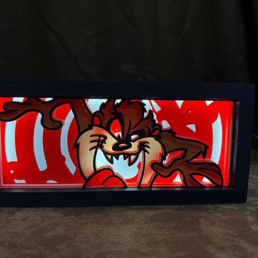 Tazmanya Canavarı Lightbox (Işıklı Gece Lambası)