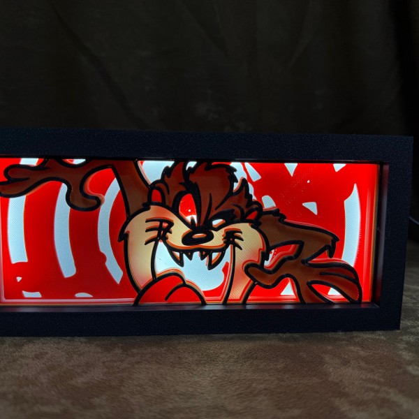 Tazmanya Canavarı Lightbox (Işıklı Gece Lambası)