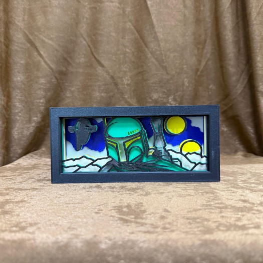 Boba Fett Lightbox (Işıklı Gece Lambası)
