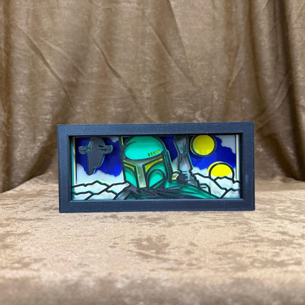 Boba Fett Lightbox (Işıklı Gece Lambası)