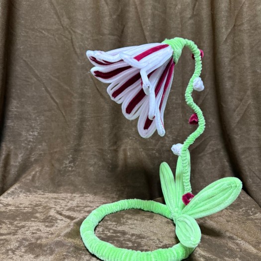 Şonil Çiçek Abajur