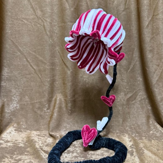 Şonil Çiçek Abajur