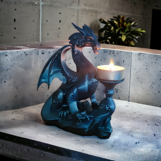 Karanlık Muhafız Ejderha Tealight Mumluk