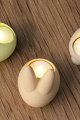 Sevimli Tavşan Kulaklı LED Tealight Mumluk Seti (3'lü)