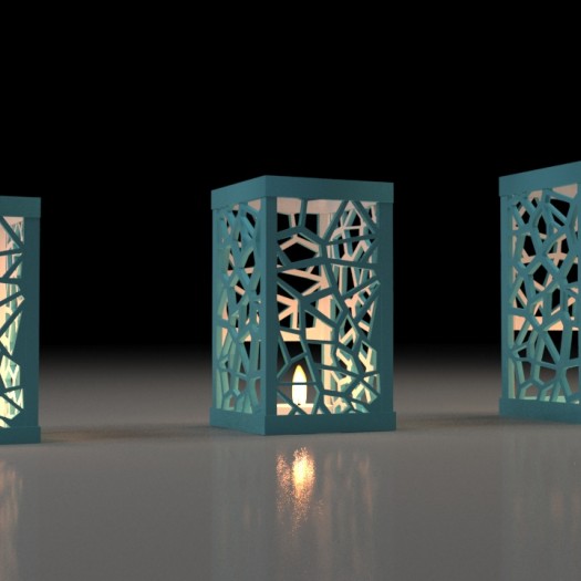 Mozaik Işık: Geometrik Desenli Fener Mumluk Mozaik Işık: Geometrik Desenli Fener Mumluk