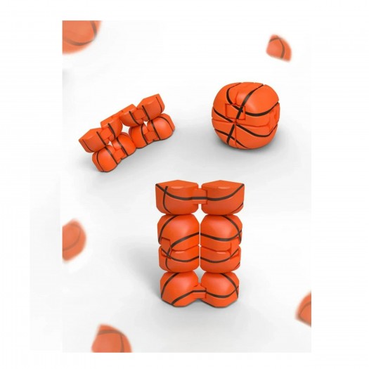 Basketbol Sonsuzluk Küpü | 3D Baskı Infinity Cube Stres Oyuncağı