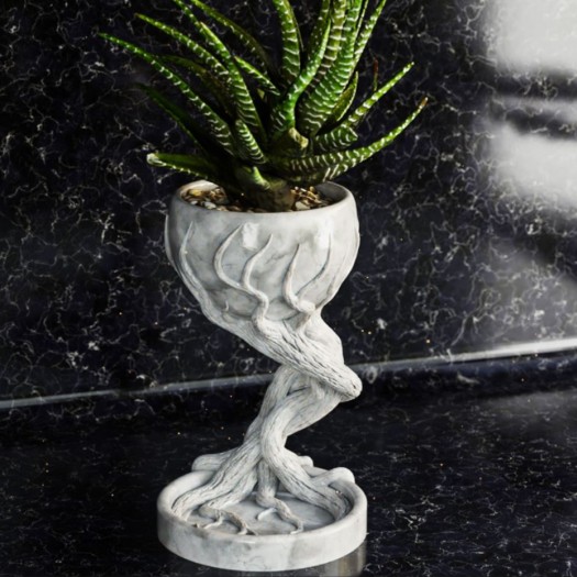 Yaşam Ağacı Kök Formlu Dekoratif Saksı 