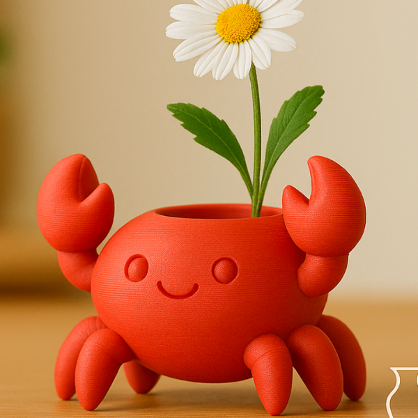 Sevimli Yengeç Saksı