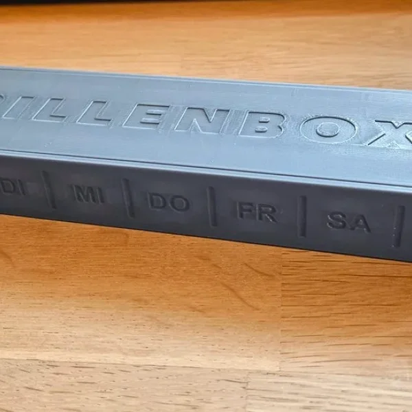 Haftalık Hap Kutusu – Pillenbox