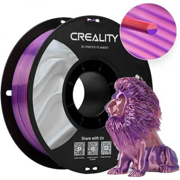 Creality Cr-Silk Pla 1,75mm 3D Filament 1Kg Pembe Mor