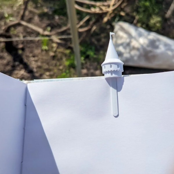 Galata Kulesi Tasarımlı 3D Baskı Kitap Ayracı