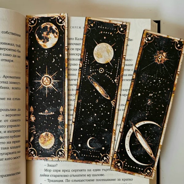 3D Baskı Uzay Temalı Kitap Ayracı Seti (3’lü)