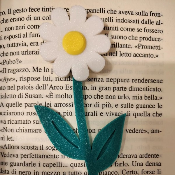 Çiçek Şeklinde Eva Kitap Ayracı – Sevimli Papatya Tasarımı