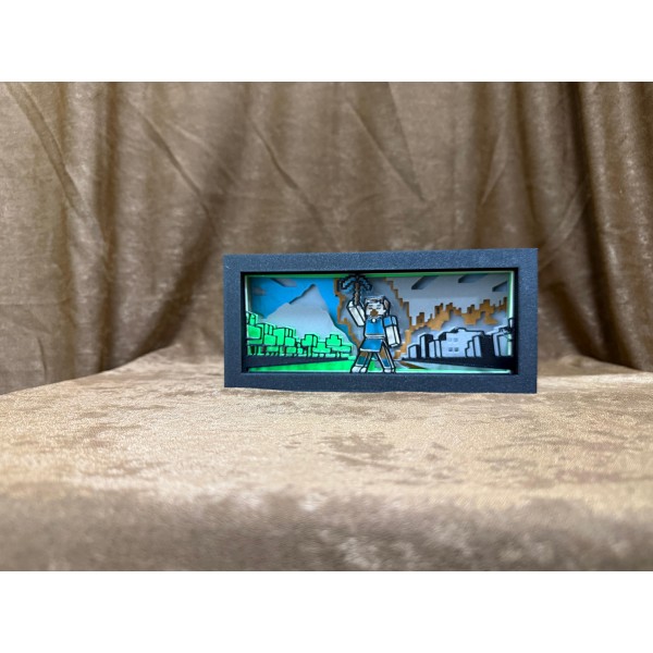 Minecraft Lightbox (Işıklı Gece Lambası)