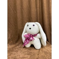 Kadife İpten Örme Tavşan