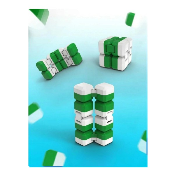 Taraftar Yeşil Beyaz Küp