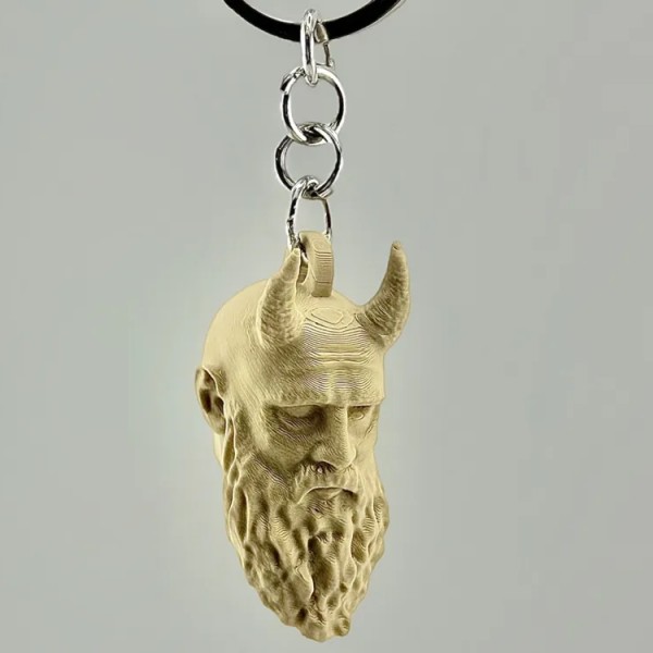 Boynuzlu Sakallı Figür Anahtarlık Boynuzlu Sakallı Figür Anahtarlık