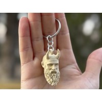 Boynuzlu Sakallı Figür Anahtarlık