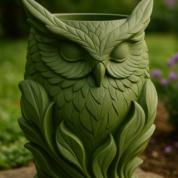 Orman Ruhu: 3D Baskı Baykuş Saksı